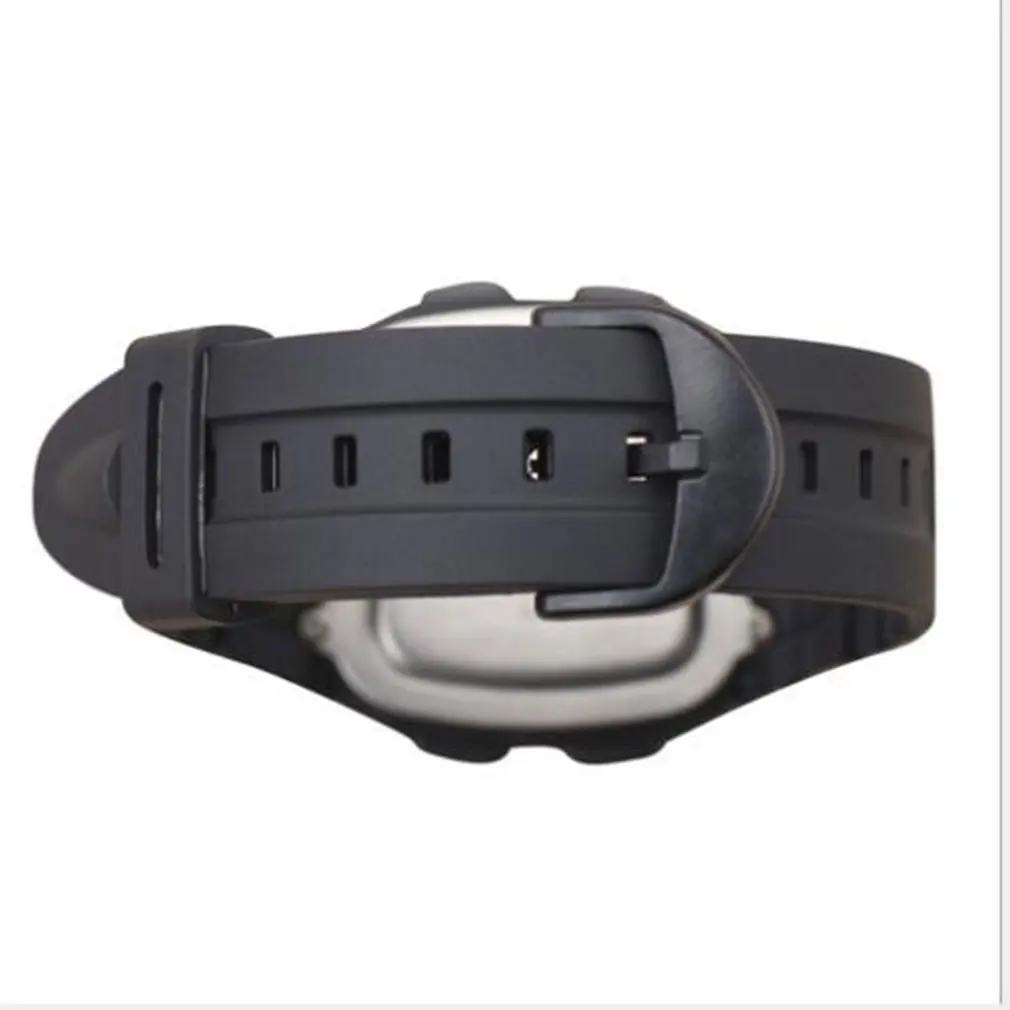 Силиконовый ремешок для часов сменный мужской браслет из нержавеющей стали с