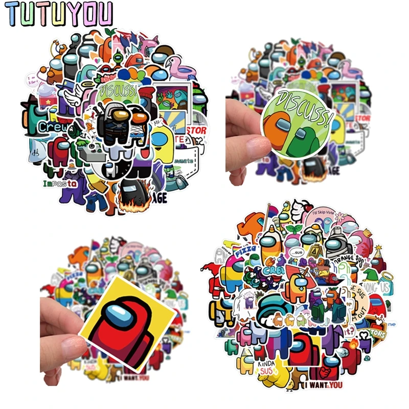 

PC2408 50pcs/set Hot Cartoon Scrapbooking Stickers Decal For Guitar Laptop Luggage Car Fridge Graffiti Sticker