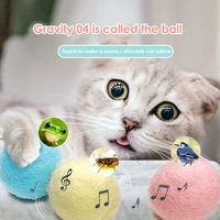 cat toys interactive smart ball catnip cat training toy pet playing ball pet squeaky supplies products toy for cats kitten kitty