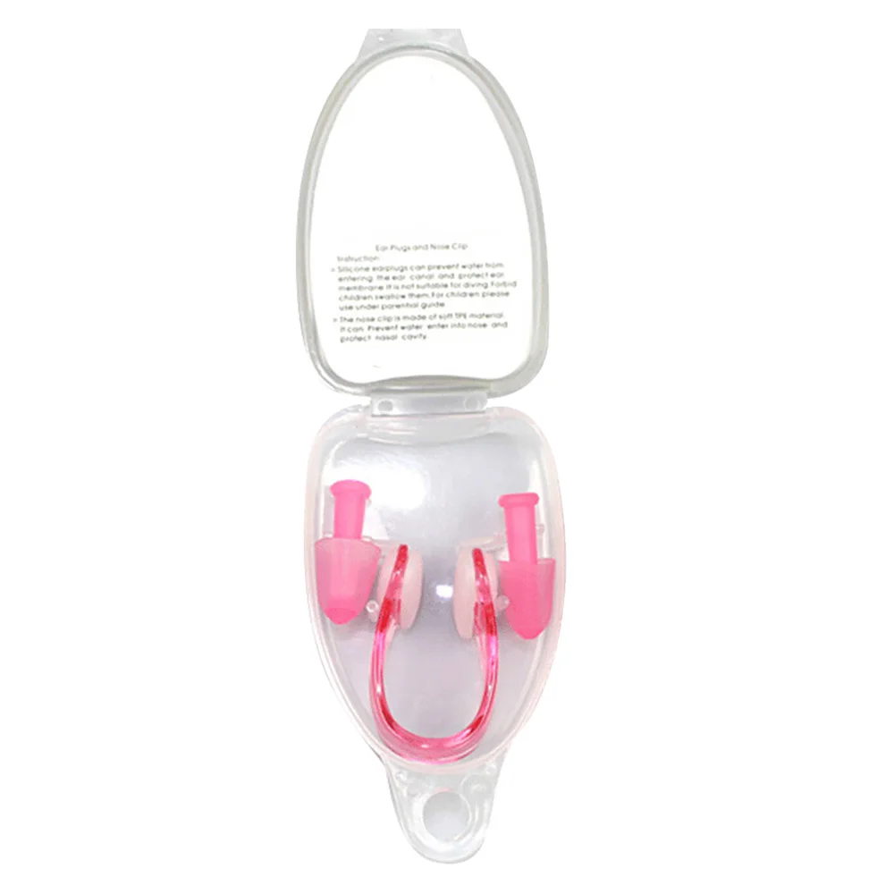 1 комплект зажим для носа плавания набор затычек ушей водонепроницаемый +