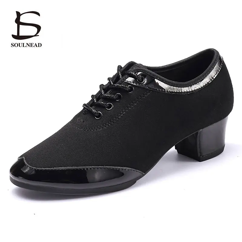 

New Latin Dance Shoes Woman Mid Heel Ballroom Jazz Salsa Dancing Shoes Heeled 3CM/5CM Adult Practice Shoes Women's Sneakers