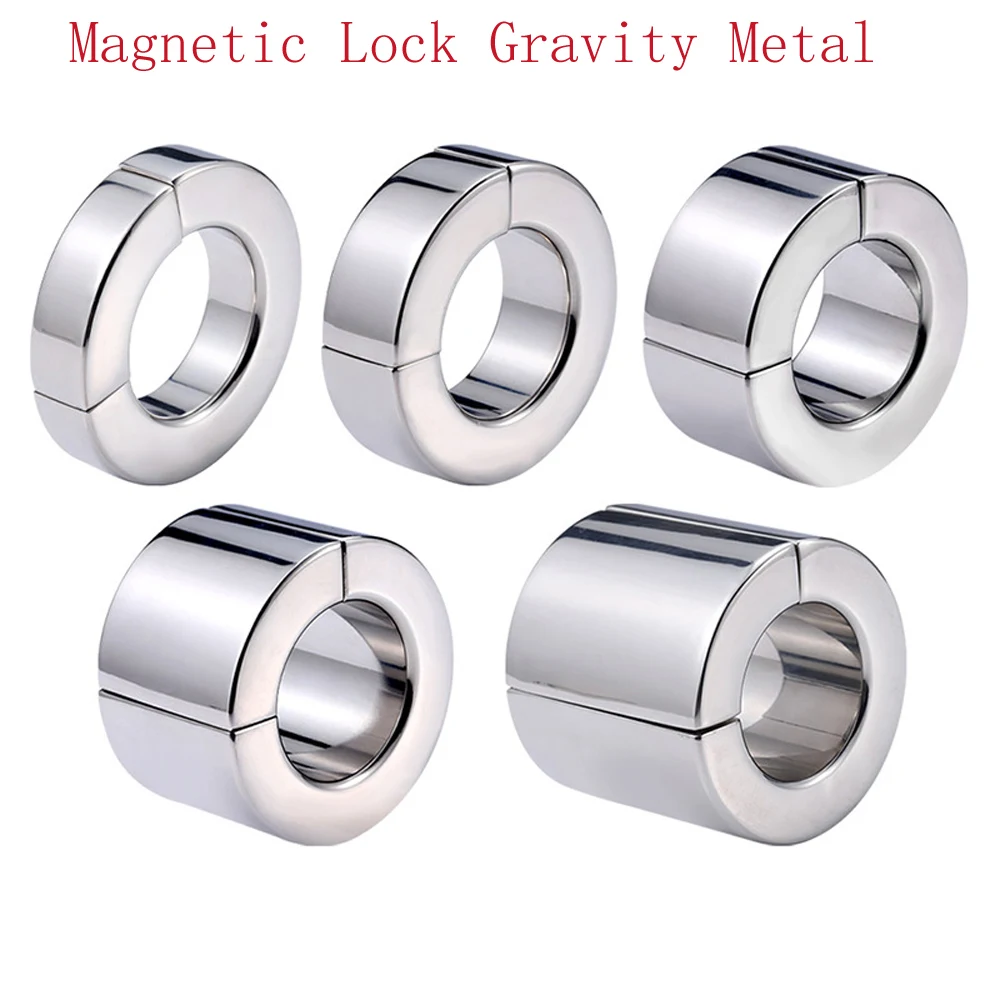 Магнитный замок Гравитационный металлический кулон в виде мошонки Растяжитель