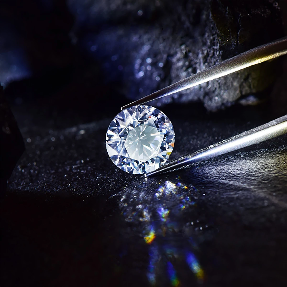 100% настоящие драгоценные камни камень Муассанит г цвет от 0.2ct до 5ct лабораторные