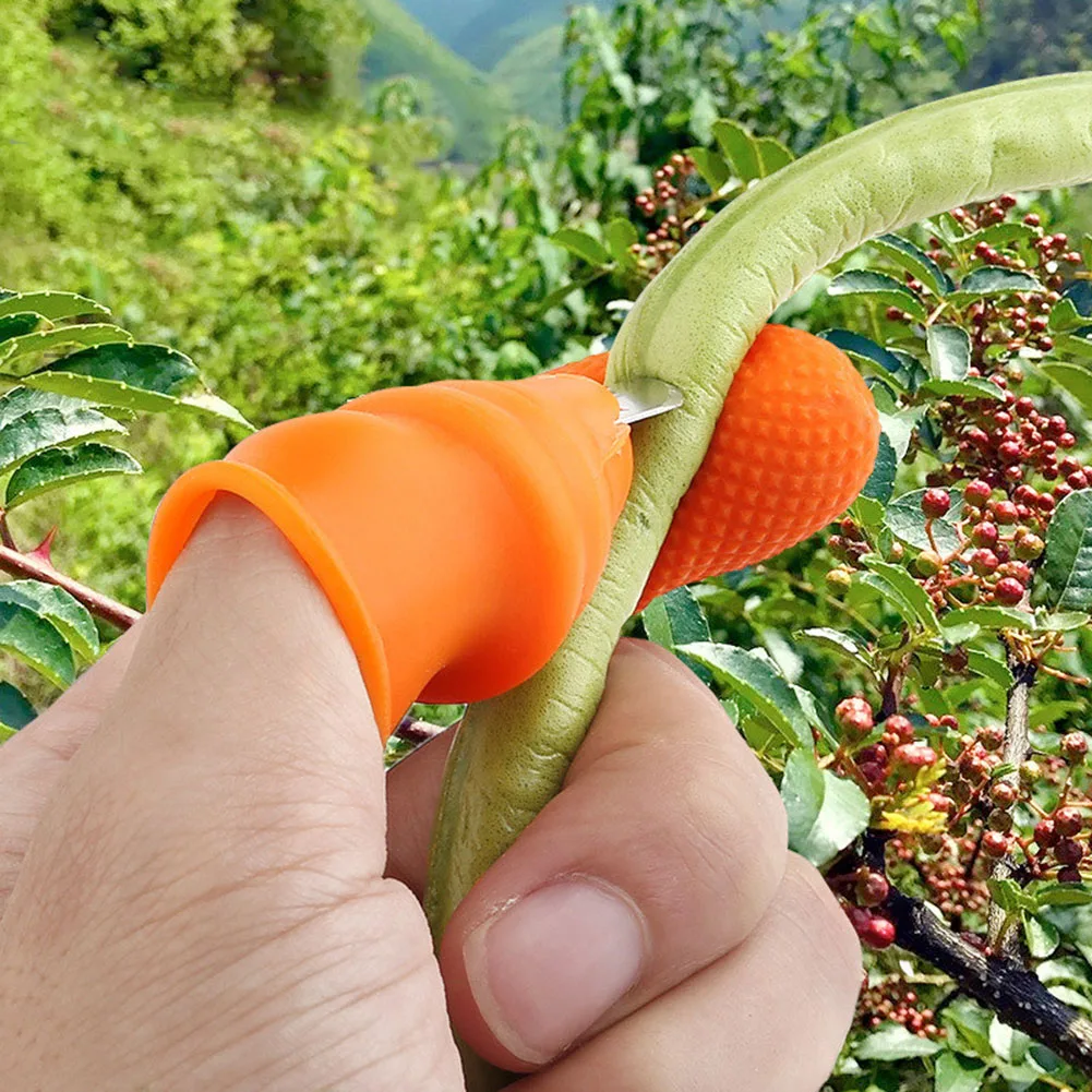 

Gardening Garden Picking Thumb Cutter with Anti-Cut Finger Cover for Vegetables Cutting Dropshipping