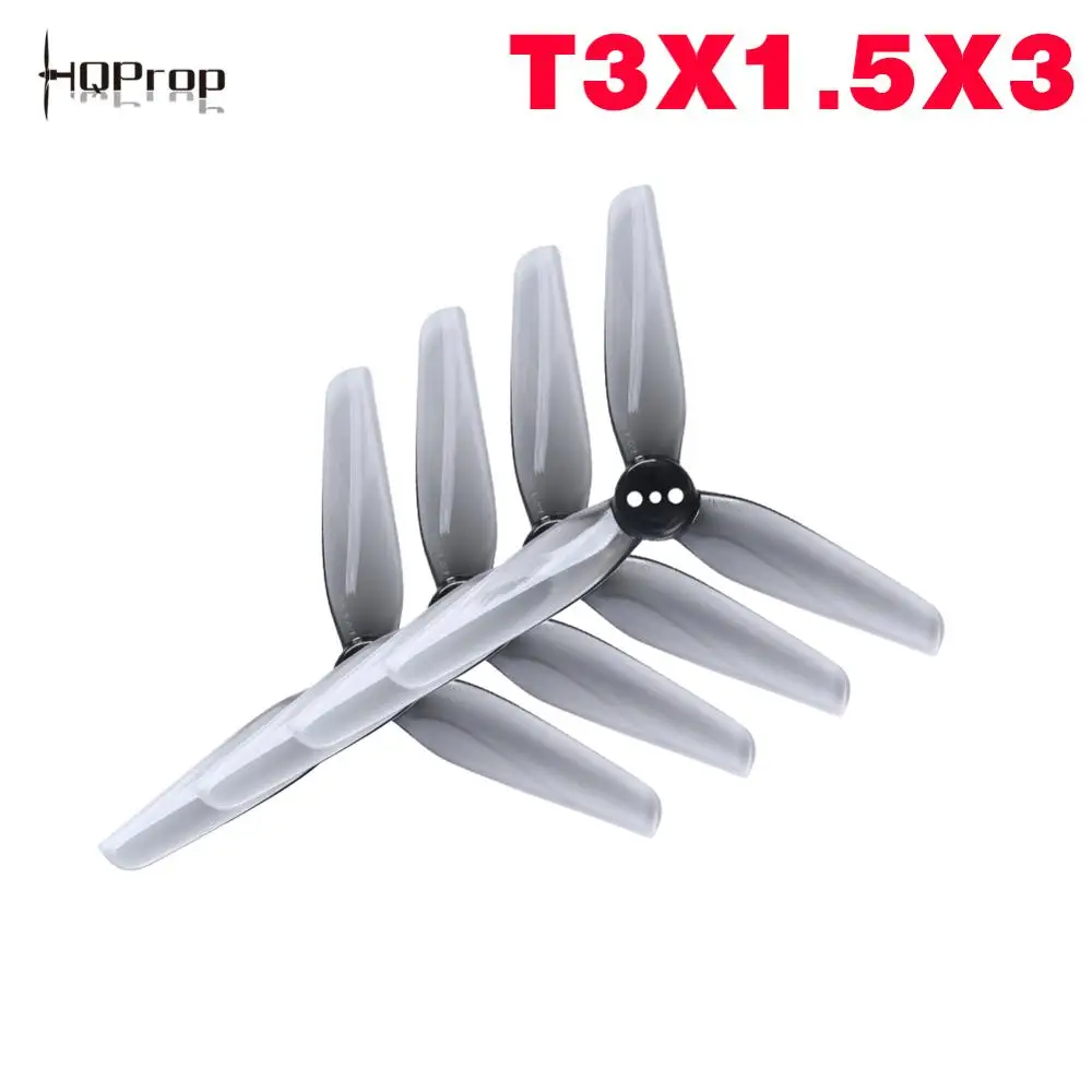 Высокое качество HQ Prop T3X1.5x3 3015 3 дюйма лезвия/три лезвия прочный серый пропеллер prop