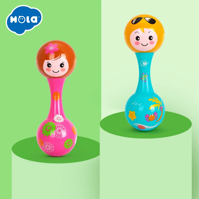 HOLA 3102A детские игрушки, куклы, музыкальные инструменты, деревянные погремушки, игрушки для малышей, шейкер для детей, игрушки для детей, подарок, шейкер