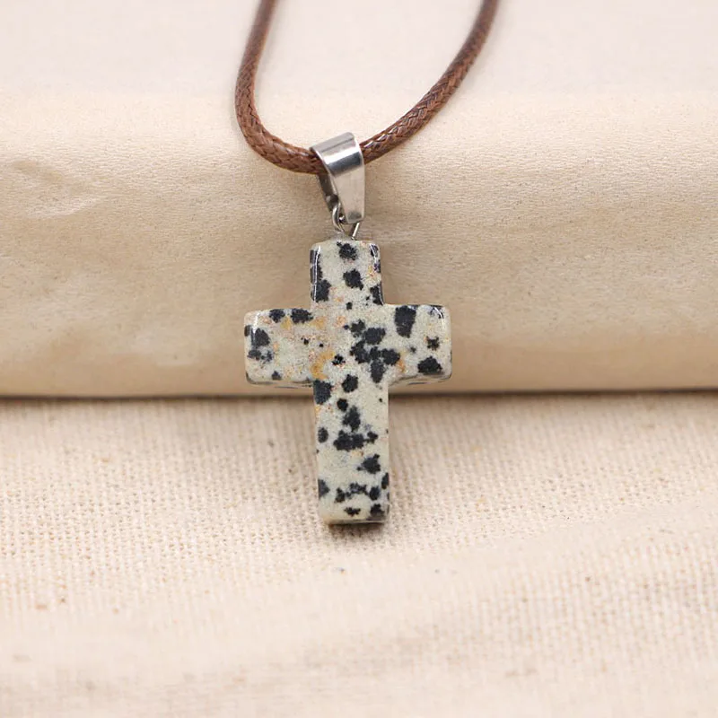 Jinzeyi Горячее предложение разноцветное ожерелье в форме Креста Иисуса из