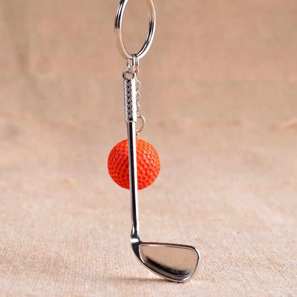 

Golf Ball Key Rings Top Grade Metal Keychains Car Key Chain Key Ring Sporting Goods Sports Gift For Souvenir Ball Key Chain 1716