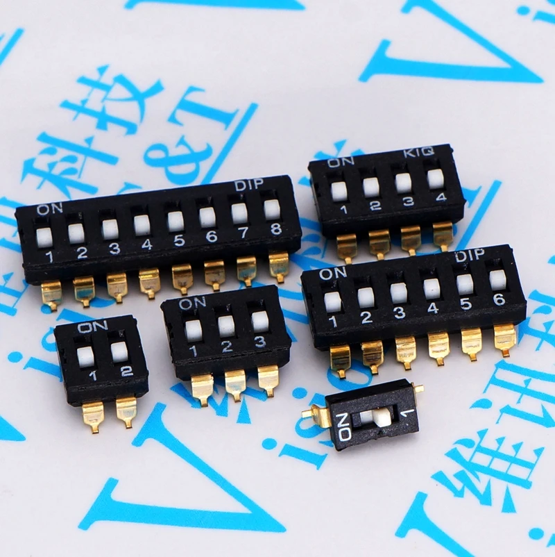 10 шт./лот SMD SMT слайд тип коммутационный модуль 2P 3P 4P 5P 6P 8P 2 54 мм позиционный путь DIP