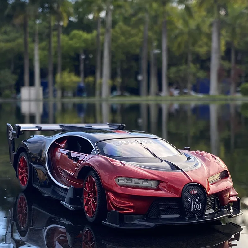 1:24 Simulation Bugatti Gt Sports Car Alloy Shock Absorber Model Four-Door Boy Toy Decoration Collection Birthday Gift | Игрушки и хобби