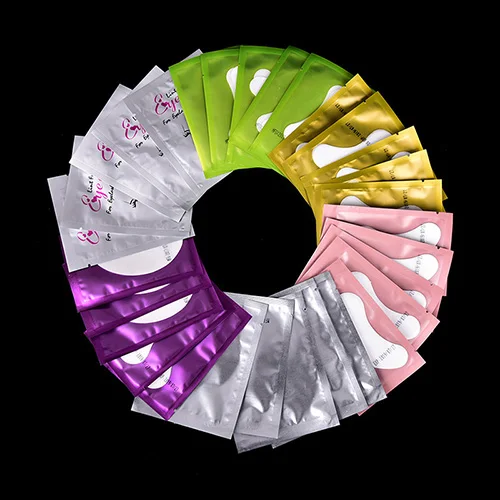 Накладки для глаз безворсовые бумажные накладки наращивания ресниц 5 парт/лот |