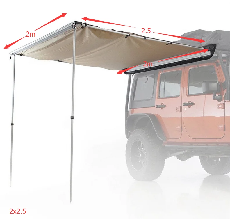 GRNTAMN светильник серый багажник на крышу 4x4 тент w/бесплатно 6,5 'передний удлинитель, для автомобиля/внедорожника/грузовика