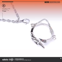 anime game honkai impact 3 kiana kaslana metal necklace ring chain choker jewelry finger rings fashion accessorie cosplay gifts