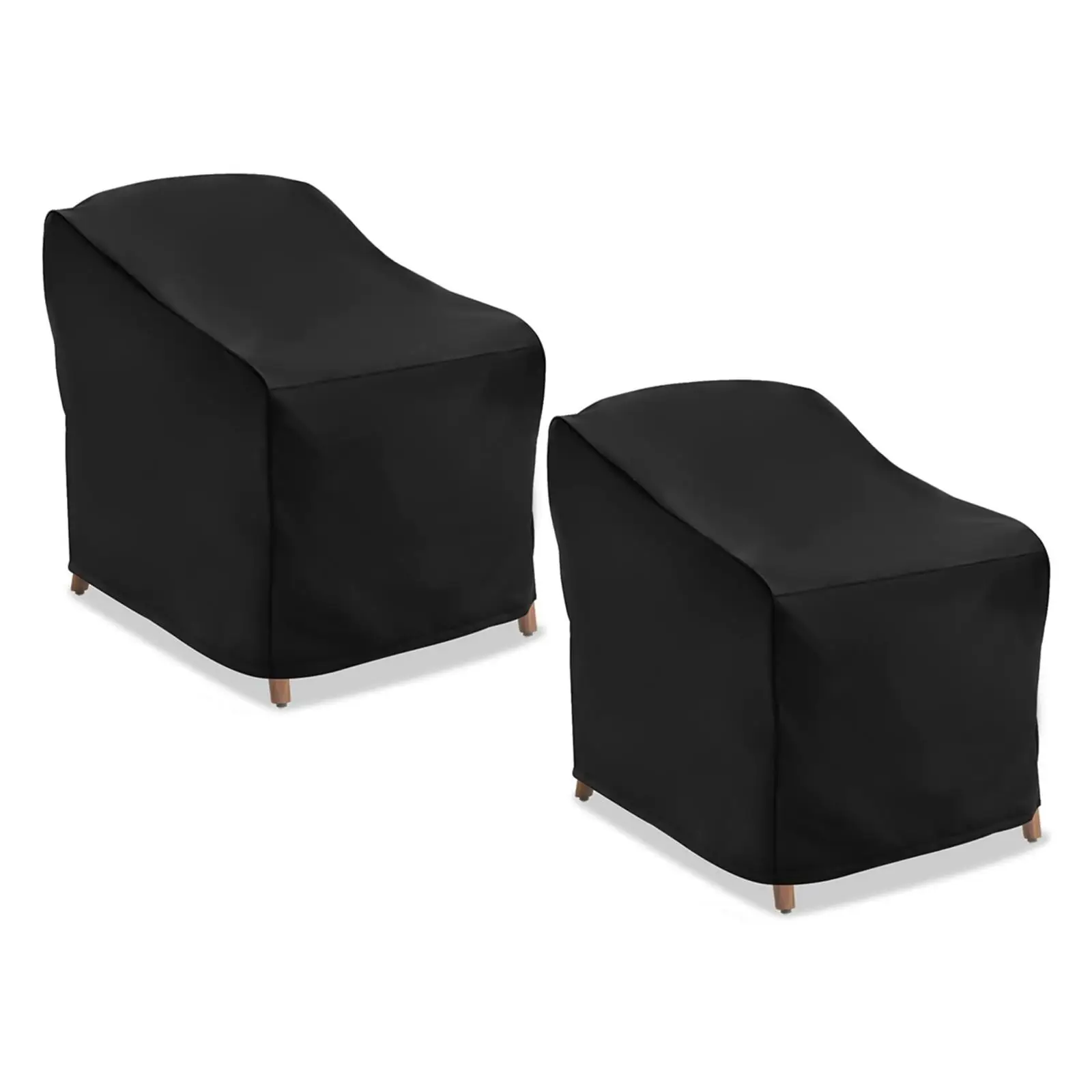 

2 Packs Waterproof Outdoor Patio Garden Furniture Covers Rain Snow Anti-UV Oxford Covers for Sofa Table Chair Dust Proof Cover