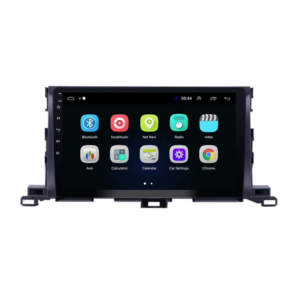 Android 10 1 Fit TOYOTA Highlander 2015 2016 2017-Мультимедиа Стерео DVD плеер навигации GPS радио |