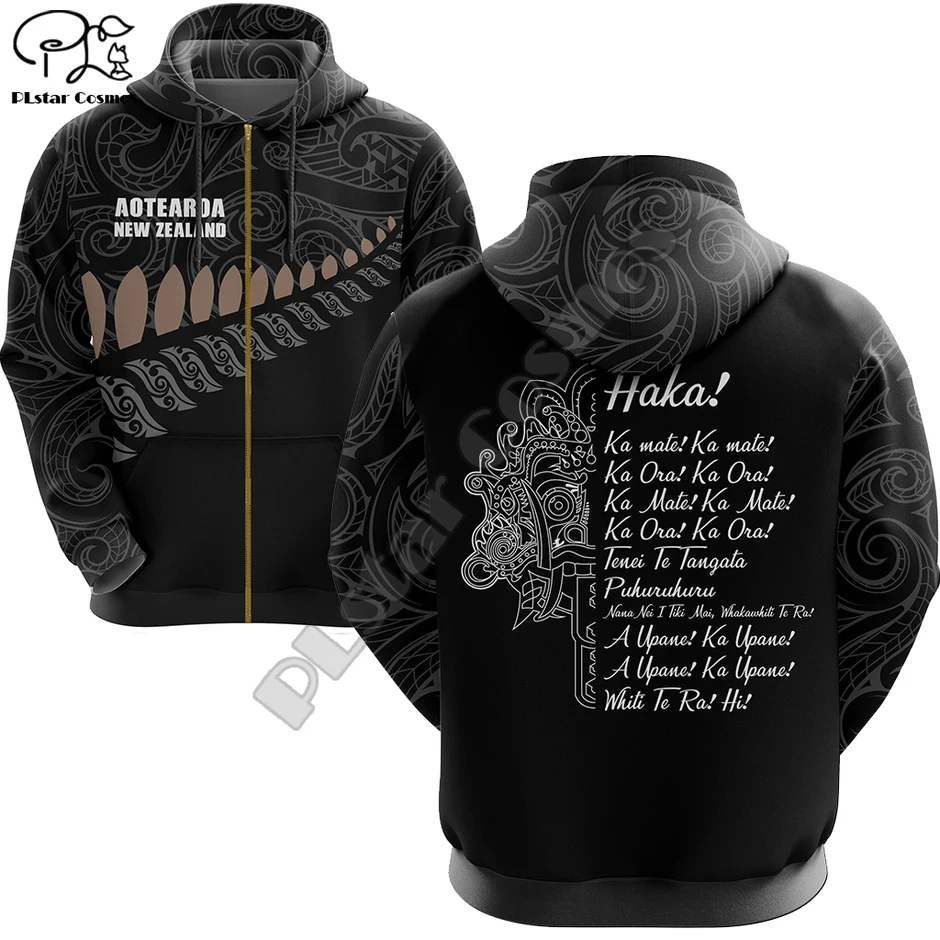 

NewFashion NewZealand Maori Tribe Aotearoa Country Flag Tattoo Autumn Tracksuit Men/Women Harajuku Streetwear 3DPrint Hoodies 23