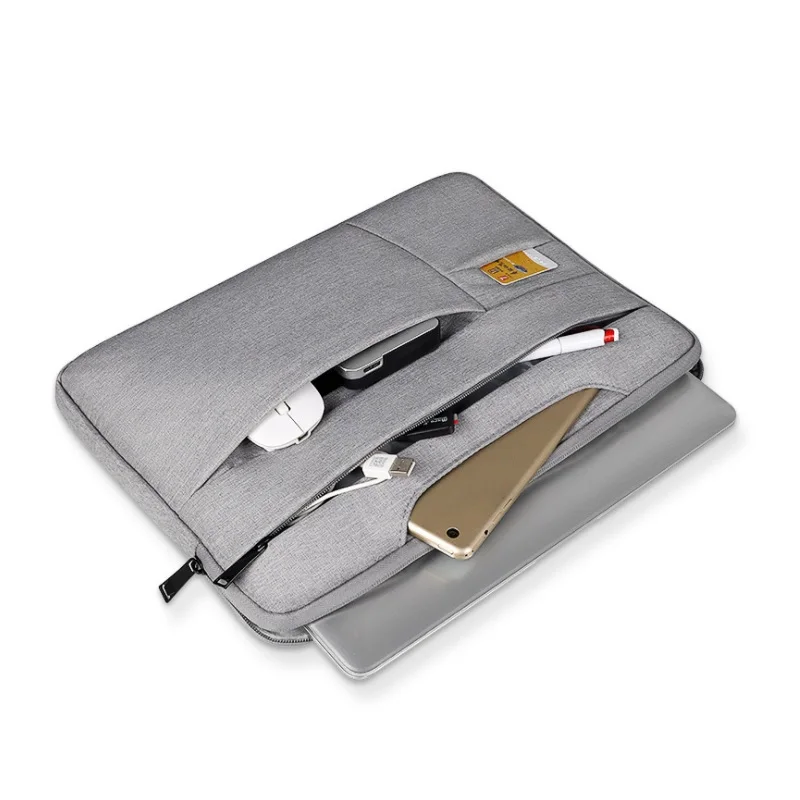 13 14 15 6 notebook laptop bag sleeve bag waterproof polyester apple macbook case huawei pro notebook case briefcase handbag free global shipping
