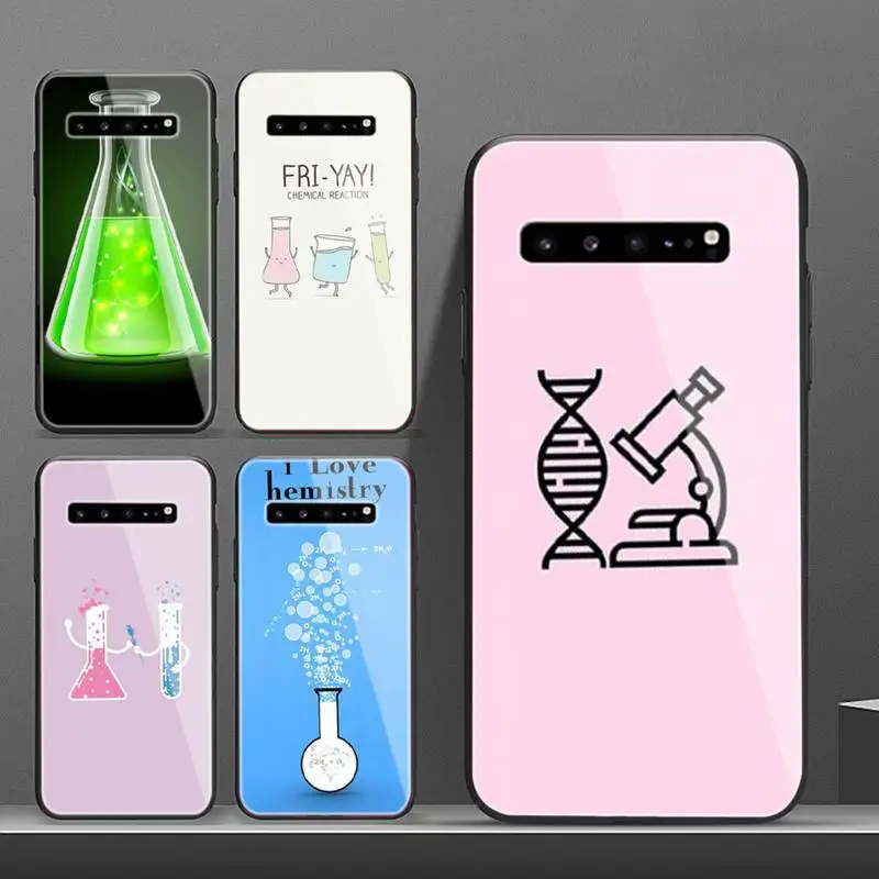 

0 I Love Chemistry Phone Case Tempered Glass For Samsung S6 7 8 9 10 20 Plus Ultra Note8 9 10 10pro