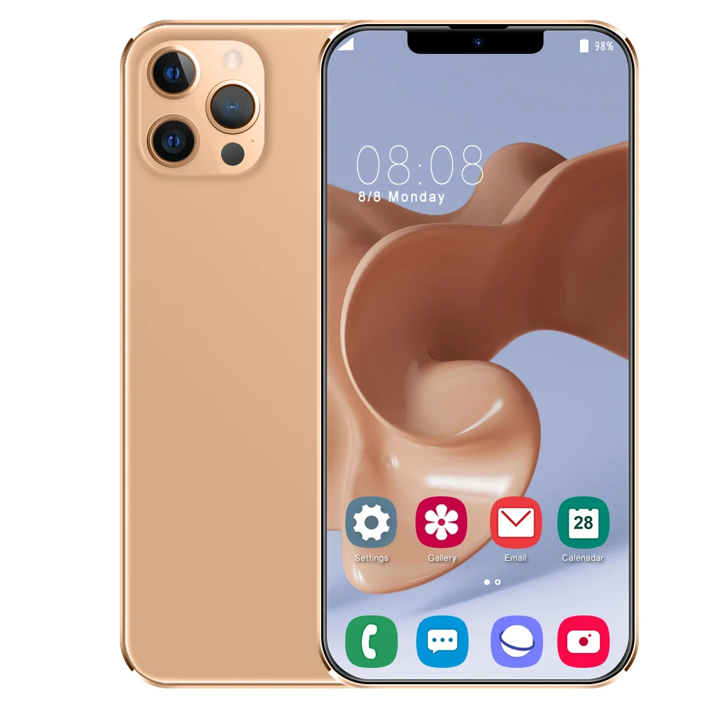 i13 pro max 16gb 512gb android smartphone 10 core 5g let phone 3 camera face id unlocked version mobile phone free global shipping