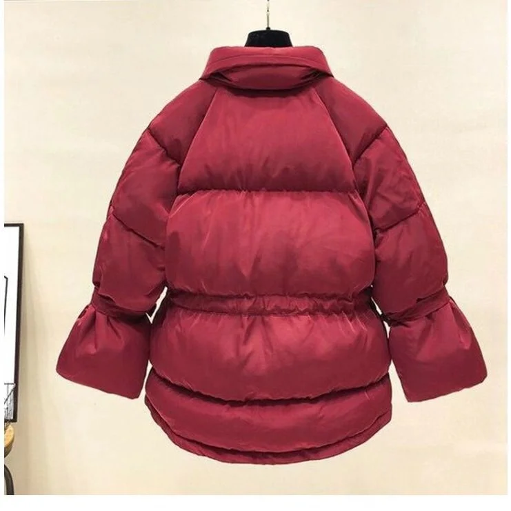 Новинка 2019 Женское зимнее и осеннее пальто с подкладкой теплое плотное бежевого