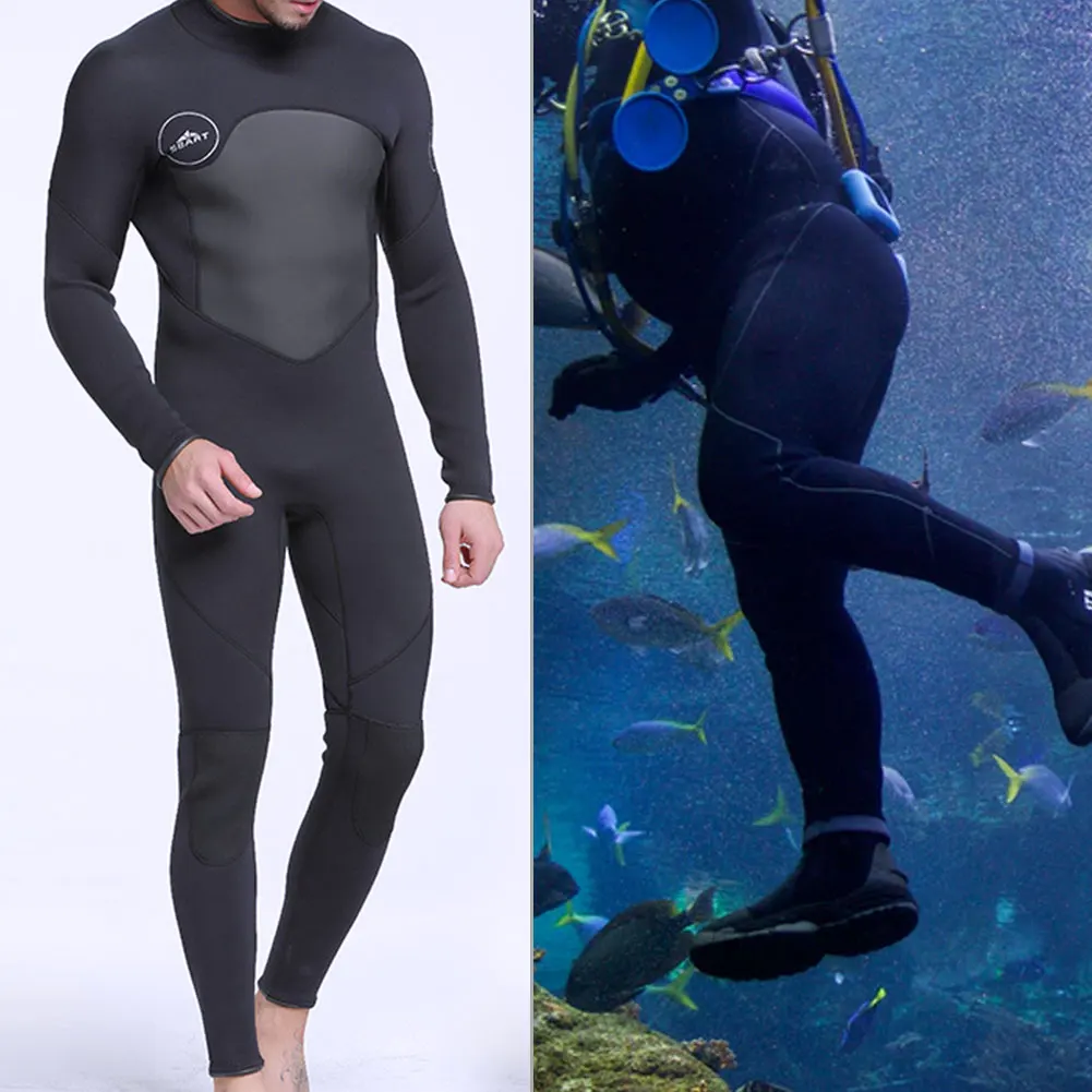

Full-Body Men 3mm Neoprene Wetsuit Surfing Swimming Diving Suit Triathlon Wet Suit For Cold Water Scuba Snorkeling Spearfishing