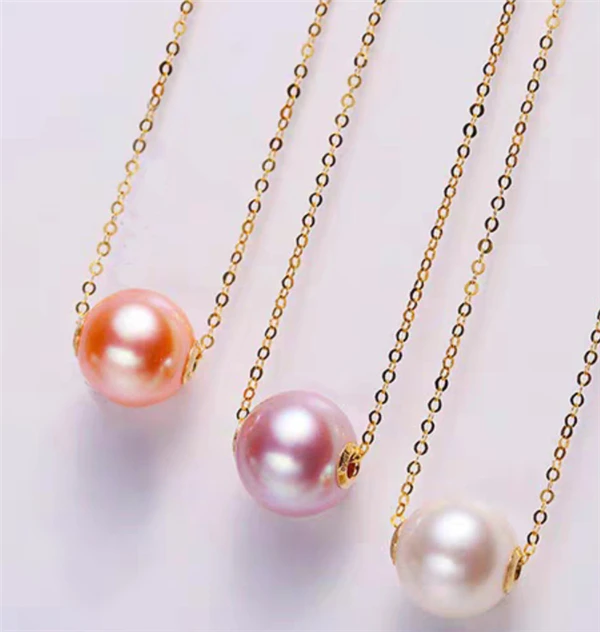 

Подвеска с натуральным пресноводным жемчугом, 18 К