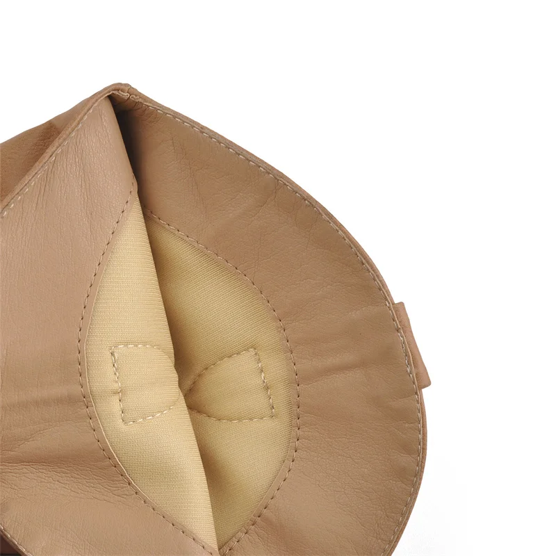 

Onlymaker Women's Knee High Slip-On Boots Matte Brown Soft PU Leather Chunky High Heels Knight's Style Boots For Spring Autumn