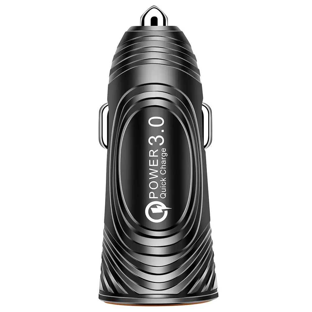 Новое автомобильное зарядное устройство двойной USB Quick Charge 3,0 для телефона 3,0 зарядное устройство для мобильного телефона автомобильное зарядное устройство# 5YL