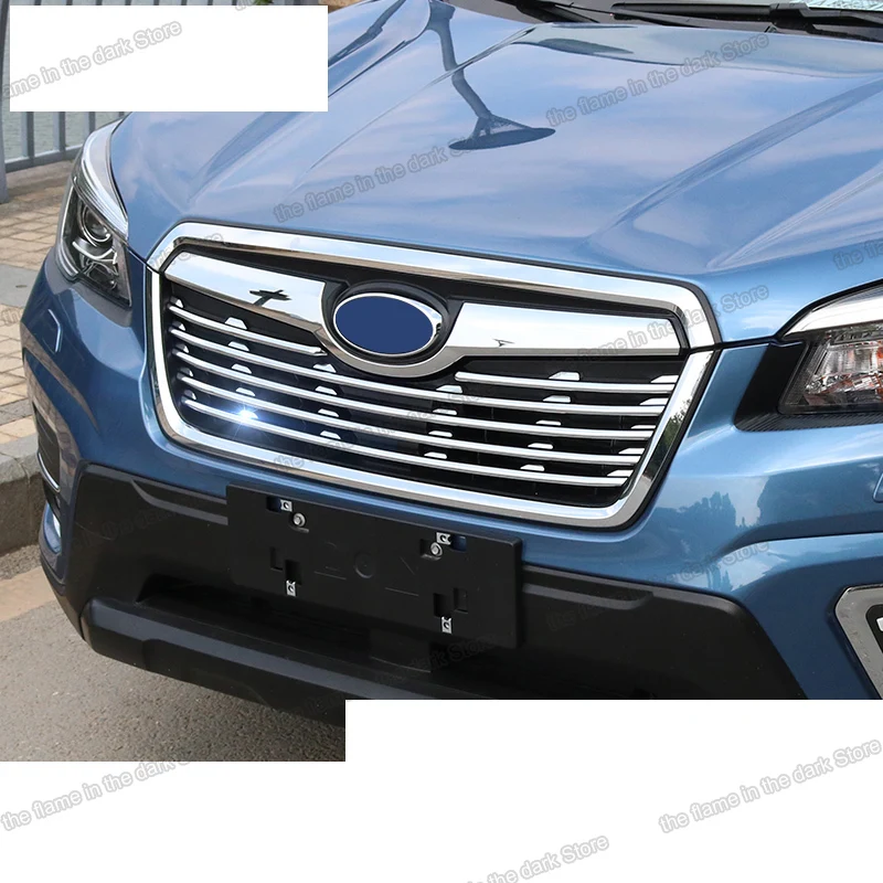 Lsrtw2017 роскошный блестящий abs гриль для автомобиля хромированная отделка subaru forester