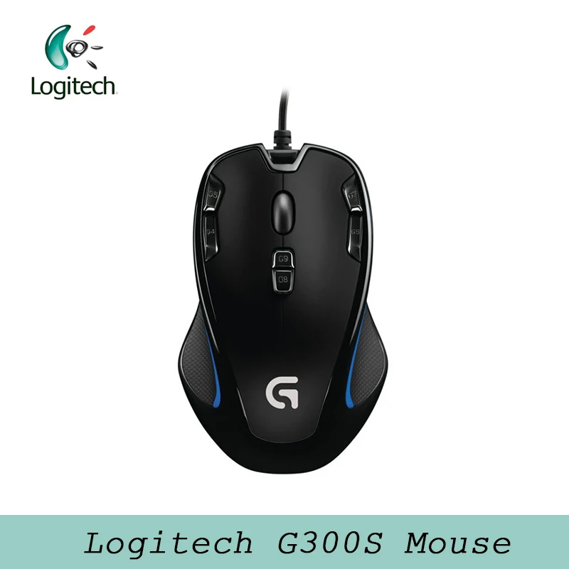 

Мышь Logitech G300S Проводная игровая, 2500DPI, 9 перезаряжаемых программируемых кнопок