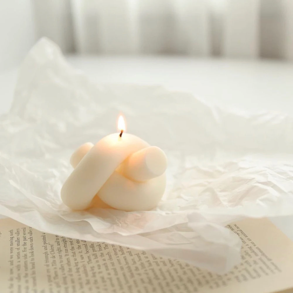 

Knot Candle Silicone Mould Mousse Cake Mold Aromatherapy Candle DIY Material Wax Mould Chocolate Soap Mold Cake Decorating Tools