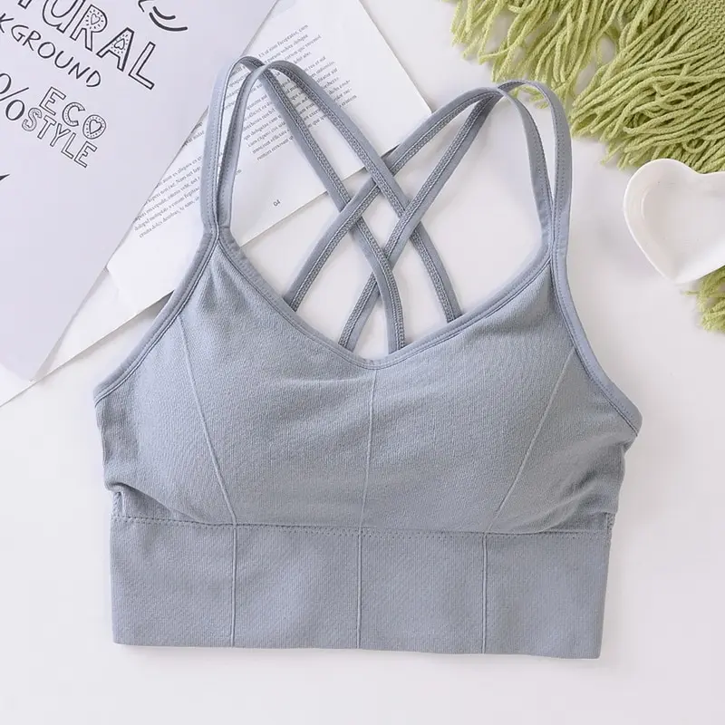 

2021 Sports Bra Women Fitness Top Seamless Underwear Running Gym Crop Top Women Push Up Sport Bra Vest Fastship Drop