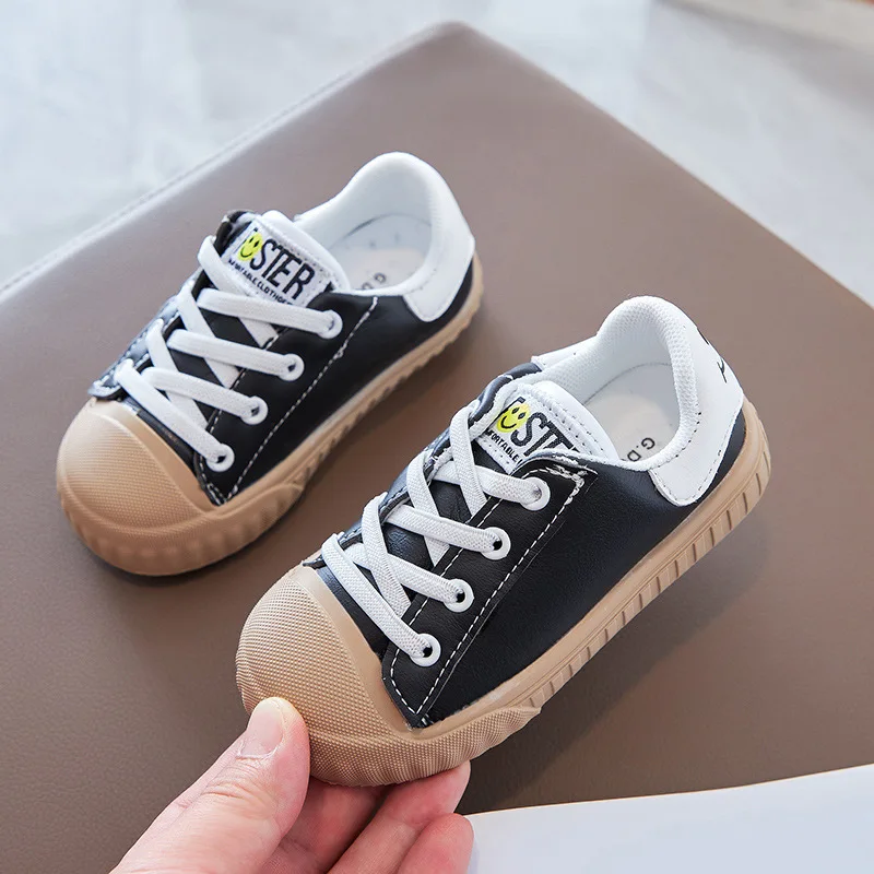 Zapatos c&oacute;modos de suela suave para beb&eacute;, zapatillas de lona informales antideslizantes para ni&ntilde;os y ni&ntilde;as, de oto&ntilde;o, nuevos-0