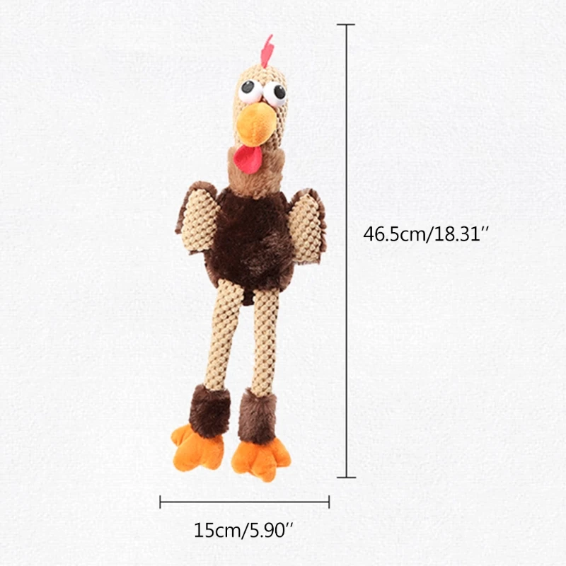 Игрушка для жевания в виде курицы и собаки мягкая игрушка-пищалка щенка | Дом сад