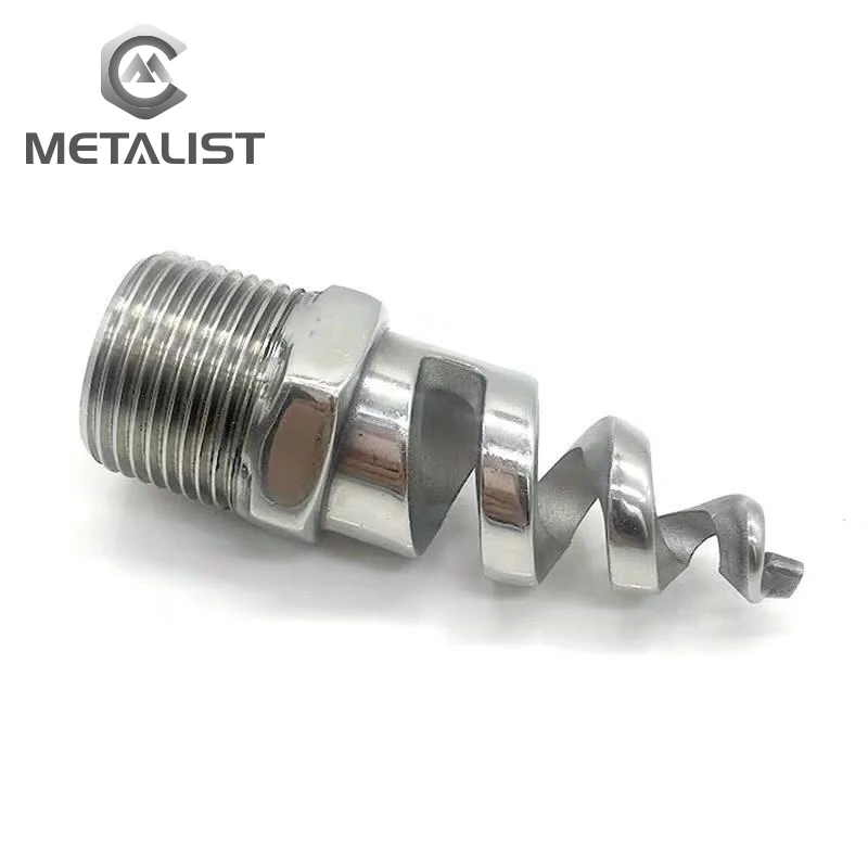 METALIST DN8-DN25 316L Spiral Jet Nozzle Industrial Spray Dust Remove Full Cone for Garden | Обустройство дома