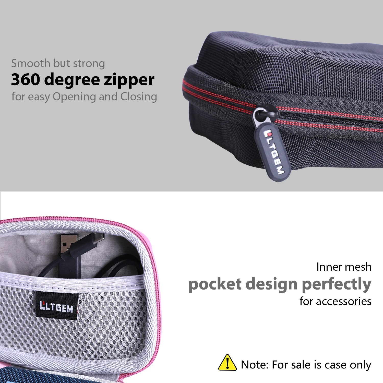 Чехол LTGEM для JBL Go 3 жесткий с Bluetooth встроенным аккумулятором водонепроницаемый и