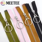 10 шт 20 см закрытый 40-70 см открытый конец 3 # металлическая молния Сделай Сам Серебряное украшение пальто молния швейный материал ZA090