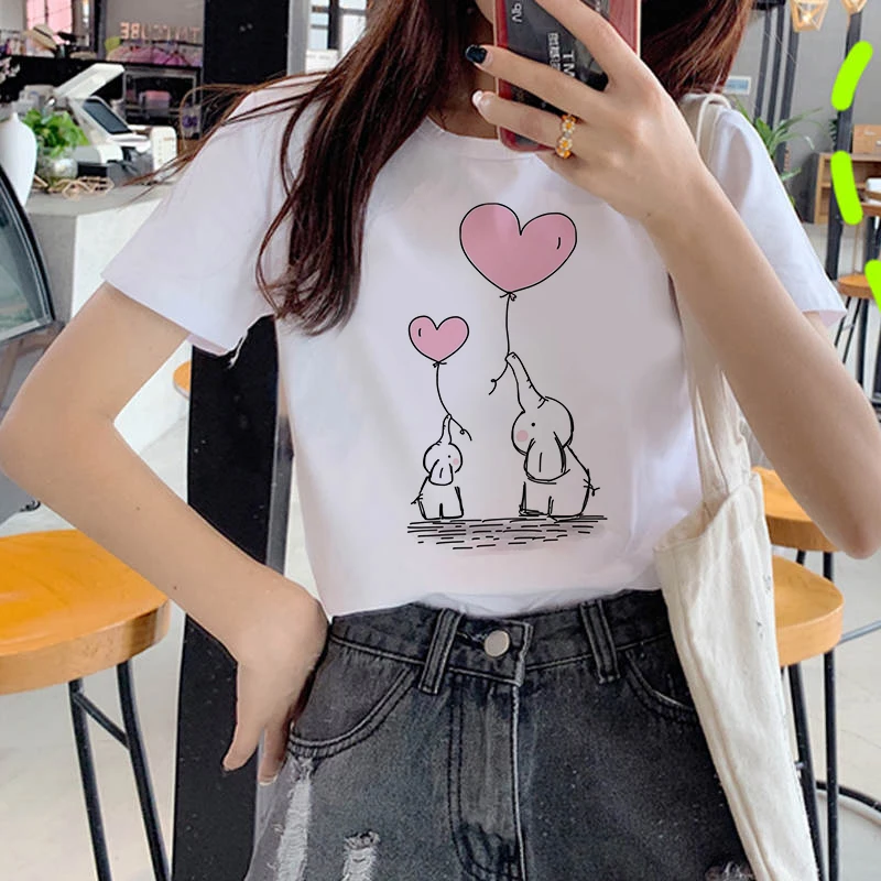 

Kawaii Cat Graphic Harajuku T Shirt Women Ullzang Cute Aesthetic Pink T-shirt 90s Funny Cartoon T Shirt Cats Meow Top Tee Femal