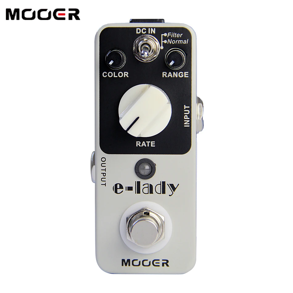 MOOER e lady Классическая аналоговая педаль для гитарных эффектов Flanger 2 режима