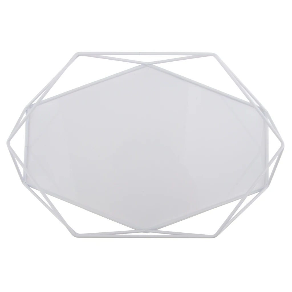 

Geometric Shaped Jewelry Dish Holder Metal Vanity Jewelry Cosmetic Gift