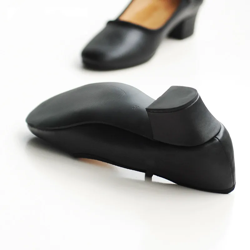 Профессиональные женские балетки на низком каблуке танцевальные туфли для
