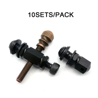 2020 tattoo spring screw polishing 10 sets brass front contact binding post for machine tattoo machine parts drop shipping