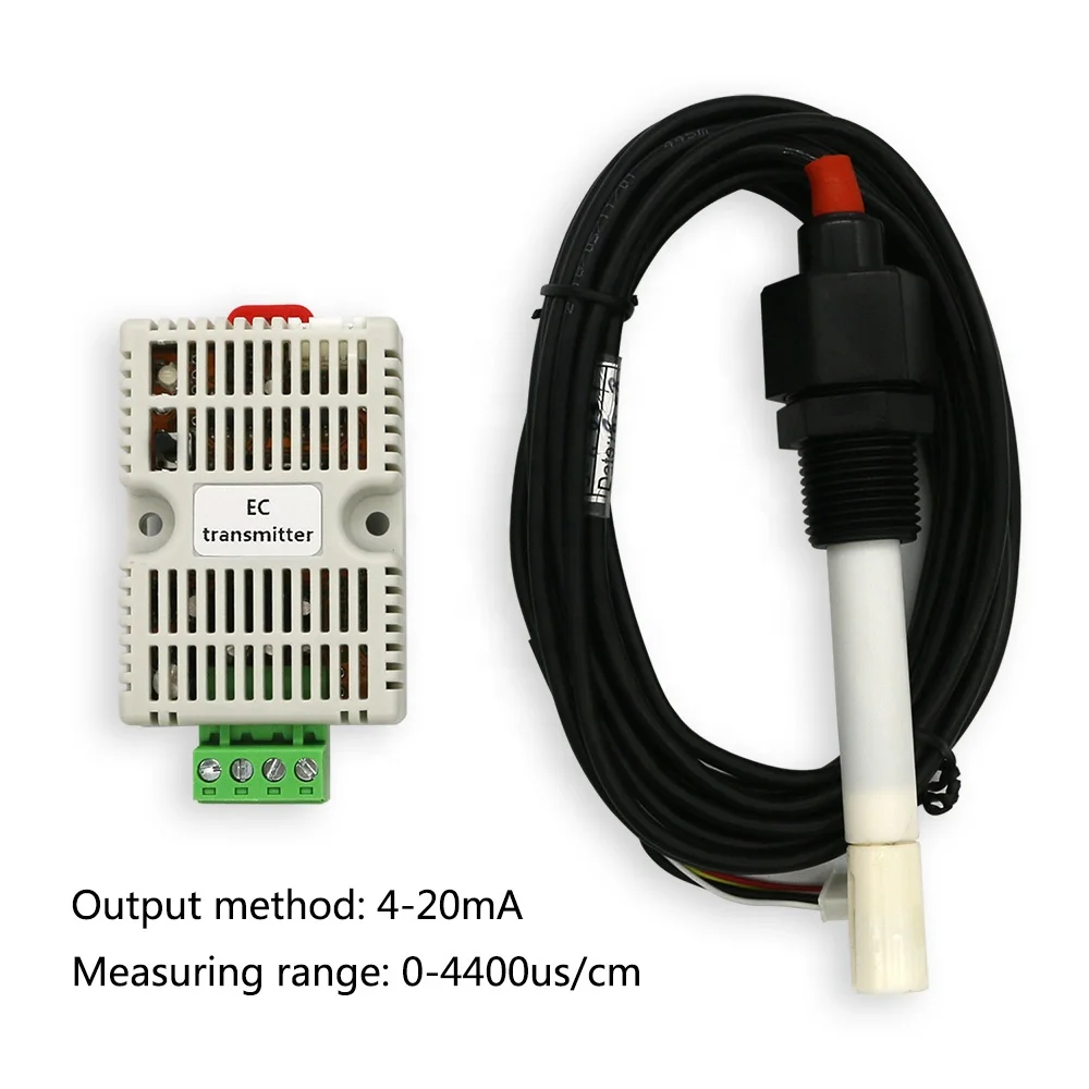 

Free Shipping Rs485 Analog Output Conductivity Electrode 4-20Ma Ec Water Conductivity Sensor