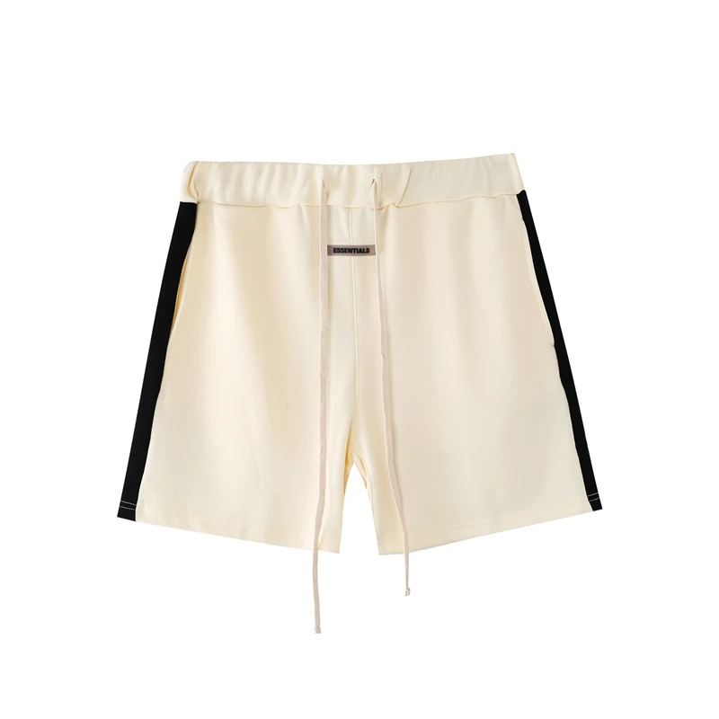 Полосатые шорты в стиле пэчворк 1:1 спортивные Канье Уэста Джерри Лоренцо