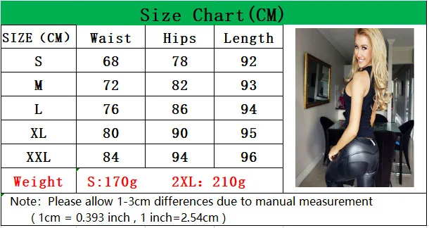 

PU Leather Pants Women Elastic Waist Hip Push Up Black Sexy Leggings Female Jegging Casual Skinny Pencil Pants Ladies Trousers