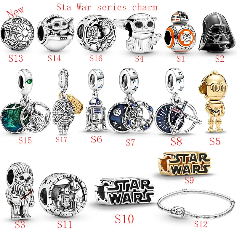 

2021 Hot New 925 Sterling Silver Beads Suitable for Original Pandora Bracelet Bracelet DIY Jewelry Jewelry Production