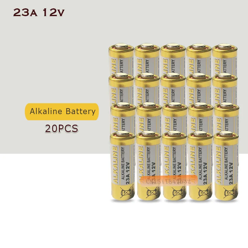 20 шт./лот маленький Батарея 23A 12V 21/23 A23 E23A MN21 MS21 V23GA L1028 Щелочная сухая Батарея