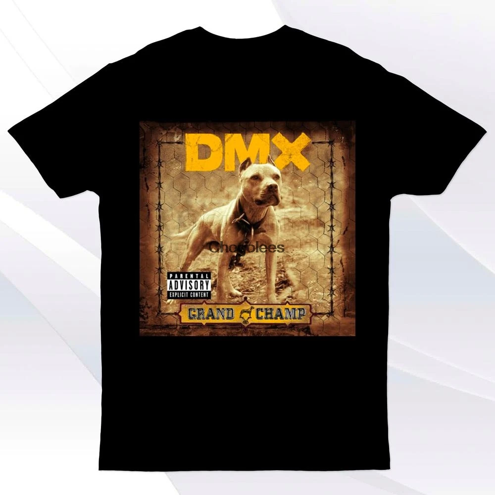 Dmx футболка с собакой RIP Get At Me DMX Dog Rap Hip Hop женская черная |