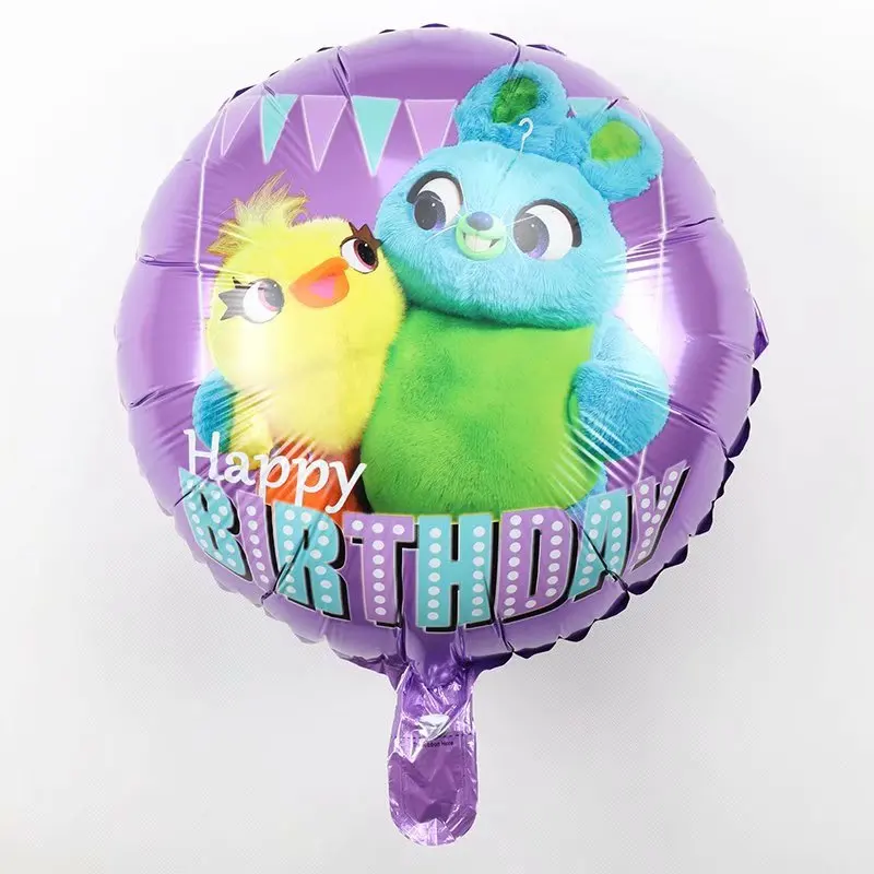 as picture 10 шт. игрушки фольгированные шары 18 дюймов мультфильм герой Вуди капитан Базз шары детская история День Рождения украшения Детские гелиевые шары - Color: as picture