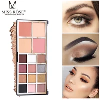 hot selling multi color eye shadow cake makeup goods pearl matte eyeshadow plate cosmetic gift for women or girl